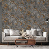 Charcoal Gray and Bronze Stone Effect Wallpaper, Natural Wallpaper, Modern & Minimalist Wall Covering,Modern Look Neutral Colors Glittering Wallcovering - Adawall Wallpaper - Registered Trade Accounts Only, Wallpaper Wholesale Account - 24109-4 - Adawall Wholesale - Wallpaper Wholesaler