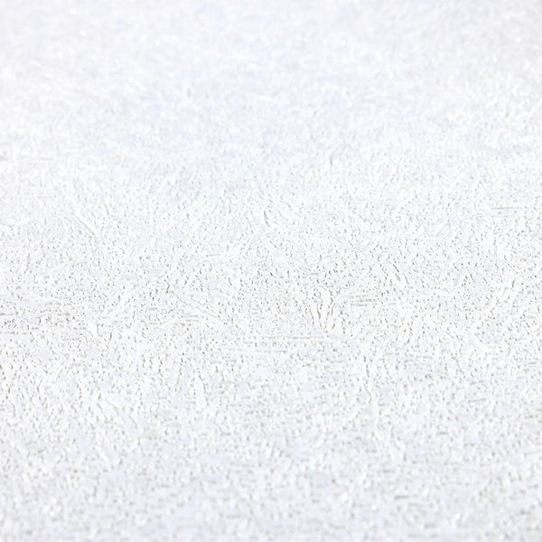 Chic 3D Embossed Wallpaper, Off White Glittering Solid Color Modern Wall Paper for Home and Commercial Use, Non-Woven - Walloro High End Wallcoverings & More