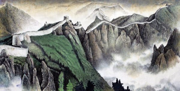 Chinese Wall Wallpaper, Painted Style Mural, Oversized Custom Size Wall Art, Non - Woven, Non - Adhesive, Modern Wall Paper, Removable - Adawall Wallpaper - Registered Trade Accounts Only, Wallpaper Wholesale Account - W77835 - Adawall Wholesale - Wallpaper Wholesaler