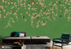 Chinoiserie Birds Floral Wall Mural, Green Flowers Blossom Wallpaper, Large, Oversized Elegant Custom Size Wall Art, Non - Woven, Non - Pasted, Modern - Adawall Wallpaper - Registered Trade Accounts Only, Wallpaper Wholesale Account - SE316-1 - Adawall Wholesale - Wallpaper Wholesaler