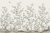 Chinoiserie Floral Blossoms Wall Mural, Ivory Botanical Tree Flowers Wallpaper, Custom Size Wall Covering, Non - Woven, Non - Adhesive, Removable, Washable - Adawall Wallpaper - Registered Trade Accounts Only, Wallpaper Wholesale Account - FJ303-2 - Adawall Wholesale - Wallpaper Wholesaler