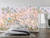 Chinoiserie Wallpaper, Floral Trees Mural, Oversized Custom Size Wall Art, Non - Woven, Non - Adhesive, Modern Wall Paper, Removable - Adawall Wallpaper - Registered Trade Accounts Only, Wallpaper Wholesale Account - W77716 - Adawall Wholesale - Wallpaper Wholesaler
