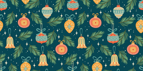 Christmas Decorations Wallpaper, Seamless Pattern Mural, Oversized Custom Size Wall Art, Non - Woven, Non - Adhesive, Modern Wall Paper, Removable - Adawall Wallpaper - Registered Trade Accounts Only, Wallpaper Wholesale Account - W78050 - Adawall Wholesale - Wallpaper Wholesaler