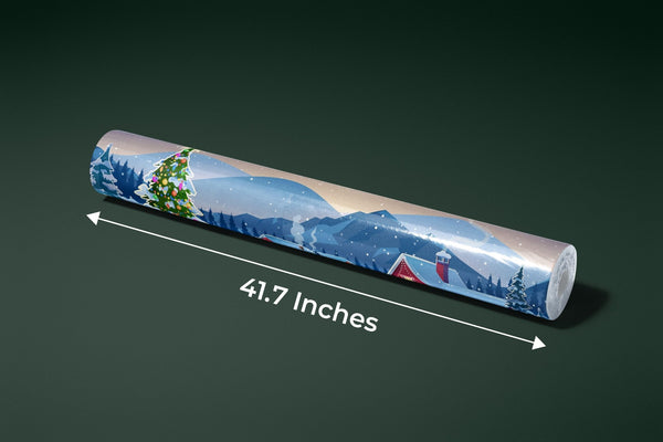 Christmas, Santa Wallpaper, Winter Landscape Mural, Oversized Custom Size Wall Art, Non - Woven, Non - Adhesive, Modern Wall Paper, Removable - Adawall Wallpaper - Registered Trade Accounts Only, Wallpaper Wholesale Account - W78122 - Adawall Wholesale - Wallpaper Wholesaler