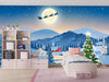 Christmas Wallpaper, Winter Landscape Mural, Oversized Custom Size Wall Art, Non - Woven, Non - Adhesive, Modern Wall Paper, Removable - Adawall Wallpaper - Registered Trade Accounts Only, Wallpaper Wholesale Account - W78121 - Adawall Wholesale - Wallpaper Wholesaler