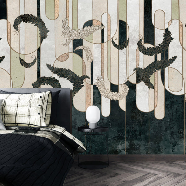Classic Baroque Wallpaper, Geometric Mural, Oversized Custom Size Wall Art, Non - Woven, Non - Adhesive, Modern Wall Paper, Removable - Adawall Wallpaper - Registered Trade Accounts Only, Wallpaper Wholesale Account - W78142 - Adawall Wholesale - Wallpaper Wholesaler