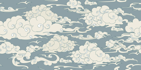 Clouds, Gray Background Wallpaper, Seamless Pattern Mural, Oversized Custom Size Wall Art, Non - Woven, Non - Adhesive, Modern Wall Paper, Removable - Adawall Wallpaper - Registered Trade Accounts Only, Wallpaper Wholesale Account - W77695 - Adawall Wholesale - Wallpaper Wholesaler