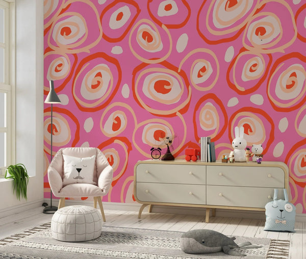 Colorful Abstract Wallpaper, Seamless Pattern Mural, Oversized Custom Size Wall Art, Non - Woven, Non - Adhesive, Modern Wall Paper, Removable - Adawall Wallpaper - Registered Trade Accounts Only, Wallpaper Wholesale Account - W77971 - Adawall Wholesale - Wallpaper Wholesaler