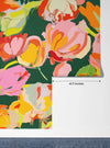 Colorful Bright Floral Wallpaper, Seamless Pattern Mural, Oversized Custom Size Wall Art, Non - Woven, Non - Adhesive, Modern Wall Paper, Removable - Adawall Wallpaper - Registered Trade Accounts Only, Wallpaper Wholesale Account - W78077 - Adawall Wholesale - Wallpaper Wholesaler