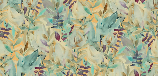 Colorful Flowers Wallpaper, Watercolor Mural, Oversized Custom Size Wall Art, Non - Woven, Non - Adhesive, Modern Wall Paper, Removable - Adawall Wallpaper - Registered Trade Accounts Only, Wallpaper Wholesale Account - W78001 - Adawall Wholesale - Wallpaper Wholesaler