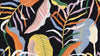 Colorful Leaves Wallpaper, Dark Background Mural, Oversized Custom Size Wall Art, Non - Woven, Non - Adhesive, Modern Wall Paper, Removable - Adawall Wallpaper - Registered Trade Accounts Only, Wallpaper Wholesale Account - W77729 - Adawall Wholesale - Wallpaper Wholesaler