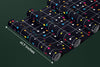 Colorful Lines, Dots Wallpaper, Black Background Mural, Oversized Custom Size Wall Art, Non - Woven, Non - Adhesive, Modern Wall Paper, Removable - Adawall Wallpaper - Registered Trade Accounts Only, Wallpaper Wholesale Account - W77633 - Adawall Wholesale - Wallpaper Wholesaler