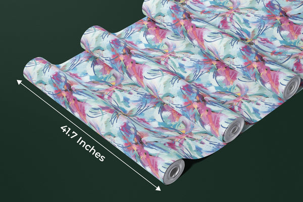 Colorful Tie Dye Shibori Wallpaper, Seamless Pattern Mural, Oversized Custom Size Wall Art, Non - Woven, Non - Adhesive, Modern Wall Paper, Removable - Adawall Wallpaper - Registered Trade Accounts Only, Wallpaper Wholesale Account - W77577 - Adawall Wholesale - Wallpaper Wholesaler