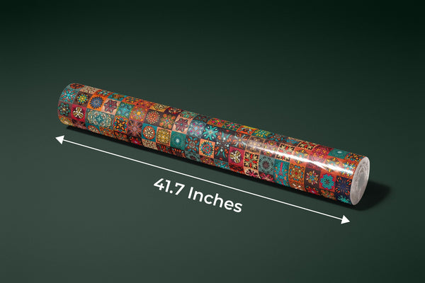 Colorful Vintage Floral and Mandala Elements Wallpaper, Seamless Pattern Mural, Oversized Custom Size Wall Art, Non - Woven, Non - Adhesive, Modern Wall Paper, Removable - Adawall Wallpaper - Registered Trade Accounts Only, Wallpaper Wholesale Account - W77887 - Adawall Wholesale - Wallpaper Wholesaler