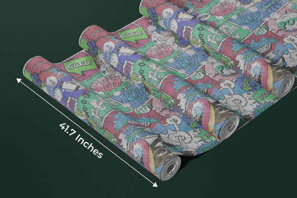 Comics Wallpaper, Graffiti Mural, Oversized Custom Size Wall Art, Non - Woven, Non - Adhesive, Modern Wall Paper, Removable - Adawall Wallpaper - Registered Trade Accounts Only, Wallpaper Wholesale Account - W77840 - Adawall Wholesale - Wallpaper Wholesaler