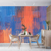 Crazy Sketch Red and Blue Wallpaper, Chaos and Variety Mural, Oversized Custom Size Wall Art, Non - Woven, Non - Adhesive, Modern Wall Paper, Removable - Adawall Wallpaper - Registered Trade Accounts Only, Wallpaper Wholesale Account - W77618 - Adawall Wholesale - Wallpaper Wholesaler