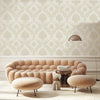Cream Wallpaper With Dark Patterns Wallpaper, Textured Wallpaper,Natural Wallpaper, Modern & Minimalist Wall Covering,Modern Look Neutral Colors Glittering Wallcovering - Adawall Wallpaper - Registered Trade Accounts Only, Wallpaper Wholesale Account - 24206-2 - Adawall Wholesale - Wallpaper Wholesaler