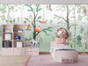 Cute Animals Wallpaper, Kids Mural, Oversized Custom Size Wall Art, Non - Woven, Non - Adhesive, Modern Wall Paper, Removable - Adawall Wallpaper - Registered Trade Accounts Only, Wallpaper Wholesale Account - W77656 - Adawall Wholesale - Wallpaper Wholesaler
