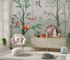 Cute Animals Wallpaper, Kids Mural, Oversized Custom Size Wall Art, Non - Woven, Non - Adhesive, Modern Wall Paper, Removable - Adawall Wallpaper - Registered Trade Accounts Only, Wallpaper Wholesale Account - W77656 - Adawall Wholesale - Wallpaper Wholesaler