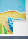 Cute Crab Wallpaper, Tropical Beach Mural, Oversized Custom Size Wall Art, Non - Woven, Non - Adhesive, Modern Wall Paper, Removable - Adawall Wallpaper - Registered Trade Accounts Only, Wallpaper Wholesale Account - W78127 - Adawall Wholesale - Wallpaper Wholesaler