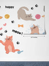 Cute Pet Doodle Wallpaper, Cats and Dogs Mural, Oversized Custom Size Wall Art, Non - Woven, Non - Adhesive, Modern Wall Paper, Removable - Adawall Wallpaper - Registered Trade Accounts Only, Wallpaper Wholesale Account - W77860 - Adawall Wholesale - Wallpaper Wholesaler