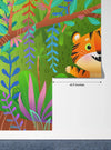 Cute Tiger Wallpaper, Exotic Jungle Mural, Oversized Custom Size Wall Art, Non - Woven, Non - Adhesive, Modern Wall Paper, Removable - Adawall Wallpaper - Registered Trade Accounts Only, Wallpaper Wholesale Account - W78126 - Adawall Wholesale - Wallpaper Wholesaler