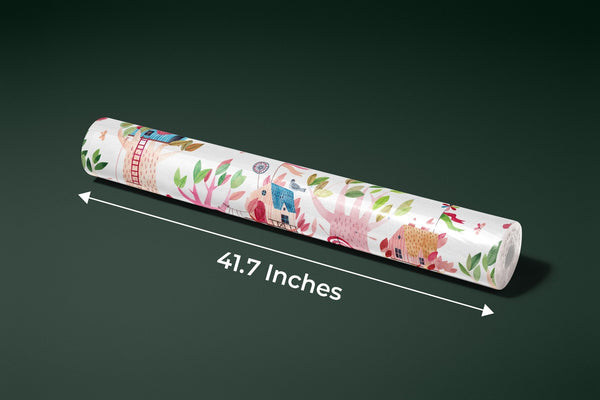 Cute Tree Houses Wallpaper, Playground Mural, Oversized Custom Size Wall Art, Non - Woven, Non - Adhesive, Modern Wall Paper, Removable - Adawall Wallpaper - Registered Trade Accounts Only, Wallpaper Wholesale Account - W77941 - Adawall Wholesale - Wallpaper Wholesaler