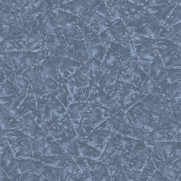 Dark Blue Deep Embossed Wallpaper, Home Wall Decor, Aesthetic Wallpaper, Textured Wallcovering Non-Adhesive-- 41.7”W X 393”H - Walloro High End Wallcoverings & More