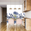 Dark Blue Floral Wallpaper, Seamless Pattern Mural, Oversized Custom Size Wall Art, Non - Woven, Non - Adhesive, Modern Wall Paper, Removable - Adawall Wallpaper - Registered Trade Accounts Only, Wallpaper Wholesale Account - W78075 - Adawall Wholesale - Wallpaper Wholesaler