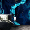 Dark Blue Marble Wallpaper, Gold Abstract Mural, Oversized Custom Size Wall Art, Non - Woven, Non - Adhesive, Modern Wall Paper, Removable - Adawall Wallpaper - Registered Trade Accounts Only, Wallpaper Wholesale Account - W77917 - Adawall Wholesale - Wallpaper Wholesaler