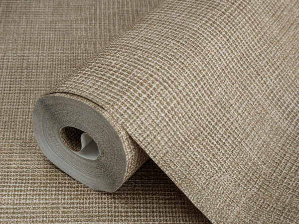 Dark Brown Contemporary Textured Traditional wallpaper, Mono Color Neutral wallpapering - Walloro High End Wallcoverings & More