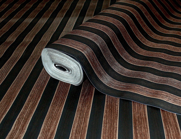 Dark Brown Wood Panel Look Wallpaper, 3D Embossed textured Wooden Pattern Wallcovering, Modern, Stylish - Adawall Wallpaper - Registered Trade Accounts Only, Wallpaper Wholesale Account - 23211-4 - Adawall Wholesale - Wallpaper Wholesaler