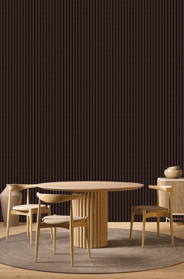 Dark Brown Woven Pattern Wall Panel, PS Wall Home Decoration Panel - Premium Quality - Adawall Wallpaper - Registered Trade Accounts Only, Wallpaper Wholesale Account - APS505 - Adawall Wholesale - Wallpaper Wholesaler