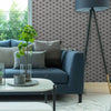 Dark Gray Embossed Cubic Geometric Wallpaper, Home Wall Decor, Aesthetic Wallpaper, Textured Wallcovering Non - Adhesive and Non - Peel - Adawall Wallpaper - Registered Trade Accounts Only, Wallpaper Wholesale Account - 7814-2 - Adawall Wholesale - Wallpaper Wholesaler