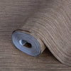 Dark Tan Elegant Striped Embossed Wallpaper, Jute Natural Color Linen Textured Wallcovering - Walloro High End Wallcoverings & More