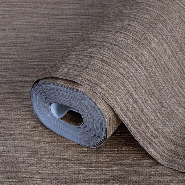 Dark Tan Elegant Striped Embossed Wallpaper, Jute Natural Color Linen Textured Wallcovering - Adawall Wallpaper - Registered Trade Accounts Only, Wallpaper Wholesale Account - 5801-9 - Adawall Wholesale - Wallpaper Wholesaler