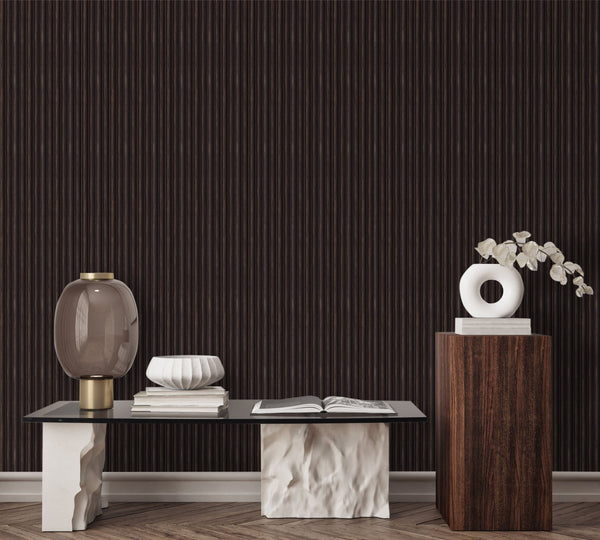 Dark Walnut Panel, PS Wall Home Decoration Panel - Premium Quality - Adawall Wallpaper - Registered Trade Accounts Only, Wallpaper Wholesale Account - APS601 - Adawall Wholesale - Wallpaper Wholesaler