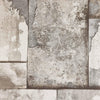 Decorative Rusted Beige, Gray Stone Metallic Wallpaper, Realistic 3D Embossed Wall Decor, Industrial Aesthetic Wallcovering - Walloro High End Wallcoverings & More