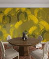 Bananas Wallpaper, Seamless Pattern Mural, Oversized Custom Size Wall Art, Non-Woven, Non-Adhesive, Modern Wall Paper, Removable