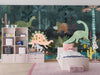 Dino World Wallpaper, Jungle Mural, Oversized Custom Size Wall Art, Non - Woven, Non - Adhesive, Modern Wall Paper, Removable - Adawall Wallpaper - Registered Trade Accounts Only, Wallpaper Wholesale Account - W77755 - Adawall Wholesale - Wallpaper Wholesaler