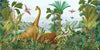 Dino World Wallpaper, Palms Mural, Oversized Custom Size Wall Art, Non - Woven, Non - Adhesive, Modern Wall Paper, Removable - Adawall Wallpaper - Registered Trade Accounts Only, Wallpaper Wholesale Account - W77757 - Adawall Wholesale - Wallpaper Wholesaler