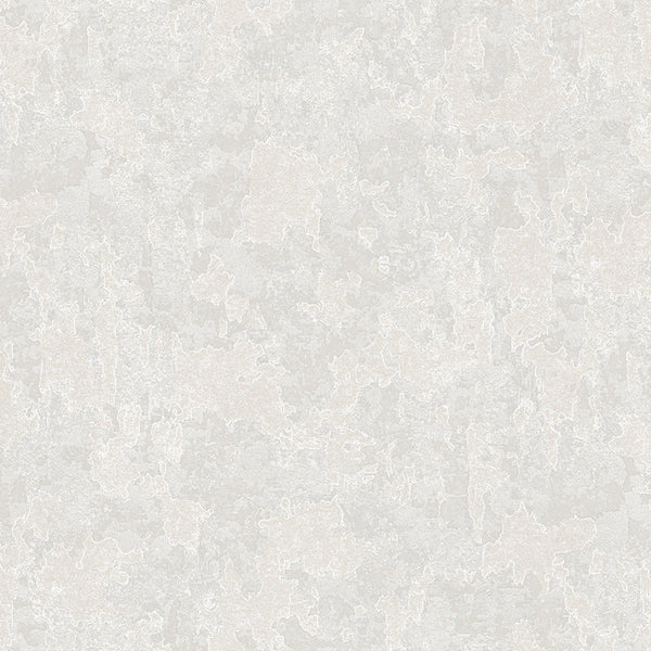 Distressed Metallic Wallpaper, Cream 3D Deep Embossed Shiny Rustic Aged Industrial Design - Walloro High End Wallcoverings & More