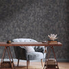 Distressed Worn Wallpaper, Black 3D Embossed Textured Weathered Solid Color Wallcovering, Abstract Contemporary Home Commercial Interior Wall Design - Adawall Wallpaper - Registered Trade Accounts Only, Wallpaper Wholesale Account - 1504-5 - Adawall Wholesale - Wallpaper Wholesaler