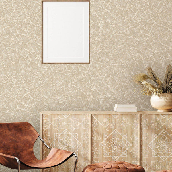 Durable Beige Pattern Embossed Wallpaper, Home Wall Decor, Aesthetic Wallpaper, Textured Wallcovering Non - Adhesive - 41.7”W X 393”H - Adawall Wallpaper - Registered Trade Accounts Only, Wallpaper Wholesale Account - 1007-3 - Adawall Wholesale - Wallpaper Wholesaler