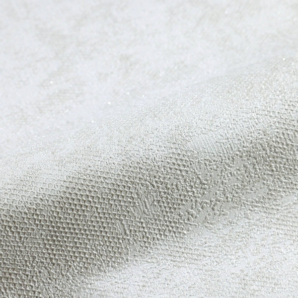 Elegant 3D Embossed Wallpaper, White Plain Color Distressed Pattern Modern Abstract Wallcovering, Sturdy Large 114 sq ft Roll - Walloro High End Wallcoverings & More