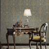 Elegant Damask Embossed Wallpaper, 3D Textured Wallcovering, Traditional, Neutral Gold, Extra Large 114 sq ft Roll, Luxury, Washable, Decor - Adawall Wallpaper - Registered Trade Accounts Only, Wallpaper Wholesale Account - 6806-5 - Adawall Wholesale - Wallpaper Wholesaler