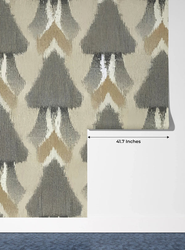 Ethnic Ikat Abstract Wallpaper, Seamless Pattern Tribal Mural, Oversized Custom Size Wall Art, Non - Woven, Non - Adhesive, Modern Wall Paper, Removable - Adawall Wallpaper - Registered Trade Accounts Only, Wallpaper Wholesale Account - W77742 - Adawall Wholesale - Wallpaper Wholesaler