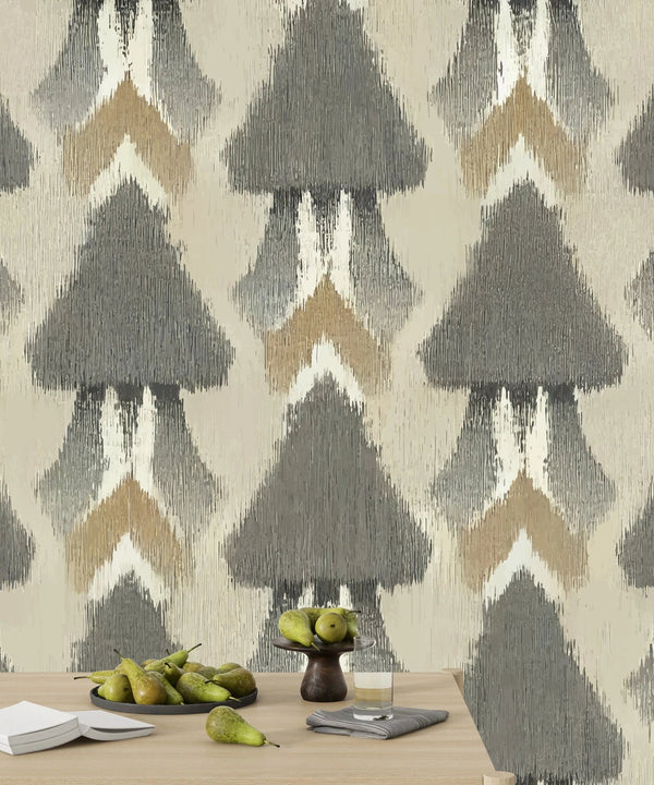 Ethnic Ikat Abstract Wallpaper, Seamless Pattern Tribal Mural, Oversized Custom Size Wall Art, Non - Woven, Non - Adhesive, Modern Wall Paper, Removable - Adawall Wallpaper - Registered Trade Accounts Only, Wallpaper Wholesale Account - W77742 - Adawall Wholesale - Wallpaper Wholesaler