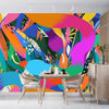 Exotic Abstract Wallpaper, Jungle and Snakes Mural, Oversized Custom Size Wall Art, Non - Woven, Non - Adhesive, Modern Wall Paper, Removable - Adawall Wallpaper - Registered Trade Accounts Only, Wallpaper Wholesale Account - W77863 - Adawall Wholesale - Wallpaper Wholesaler