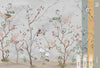 Extra Large Chinoiserie Floral Wallpaper, Birds Blossom Wall Mural, Custom Size, Luxury, Modern Wall Paper, Non - Pasted, Washable, Removable - Adawall Wallpaper - Registered Trade Accounts Only, Wallpaper Wholesale Account - A324-1 - Adawall Wholesale - Wallpaper Wholesaler